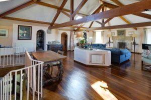Large lounge area on the first floor at The Granite House