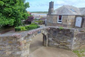 Ariel view of The Granite House and front entrance