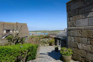 Views of the estuary from the garden at The Granite House