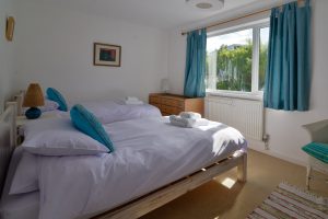 The first of two twin bedrooms at The Ridings and can be made as a superking bedroom if requested