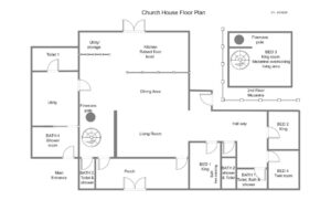 Floor Plan at Church House