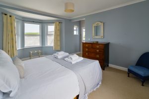 King sized bedroom on the second floor at Newlands