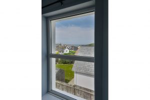 Views to the coast from bedroom 1