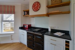 AGA oven in the kitchen at Newlands
