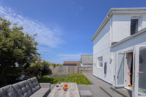 Rear garden views at Newlands