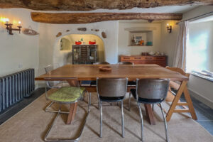 Dining table at Millingworth Mill