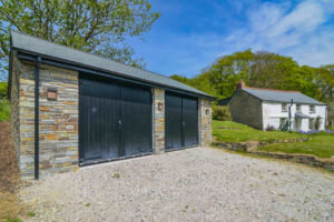 The garage space at Millingworth Mill