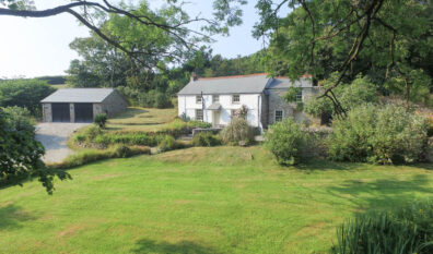 The large garden area at Millingworth Mill