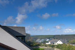 Views towards the beach from Lowena