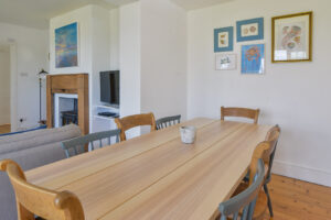 Dining table for eight people at Lowena