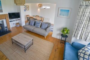Lounge at Lowena leading into dining area