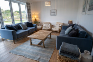 Living room at Pendarves on the ground floor