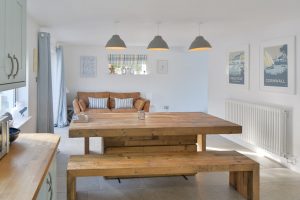 Dining area at Pendarves
