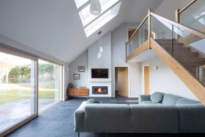 Open plan ground floor living area at Ysella