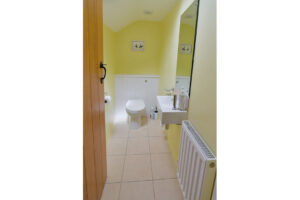 Room with toilet and wash hand basin