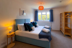 The second of three king bedrooms on the first floor at Tristan which can be made as a twin bedroom if requested