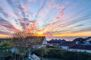 Coastal views from the balcony at San Marcos