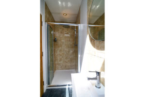 En suite bathroom from bedroom 2, with walk in shower at San Marcos