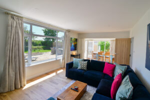 Ground floor lounge and dining area at San Marcos