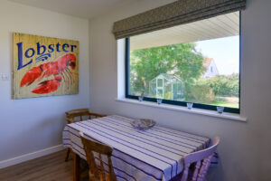 Dining space in the kitchen at San Marcos