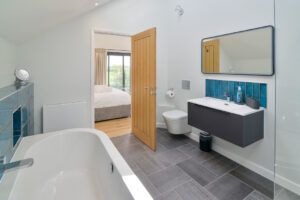 En suite bathroom from bedroom 1