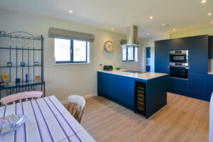 Kitchen at San Marcos with integrated oven and hob