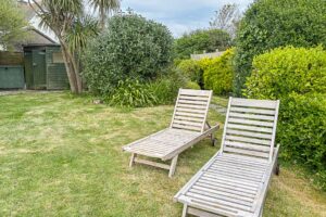 The rear garden at Tristan