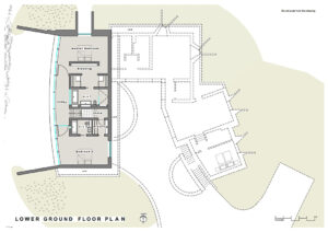 The lower ground floorplan of Spin