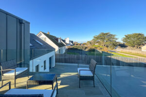 Views from first floor balcony at Cornerstones
