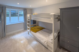 Ground floor bunk bed room at No 1 Treglos Gardens