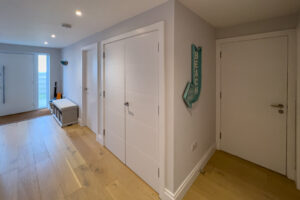 Entrance hall at No 1 Treglos Gardens