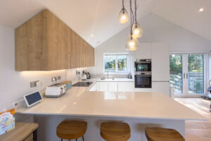 Kitchen on the first floor at No 1 Treglos Gardens