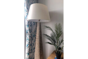 Floor lamp in the lounge at Quiescence