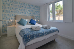 Ground floor king bedroom at Quiescence