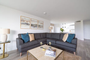 Seating in the open plan lounge at The Look Out