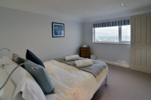 Double ensuite bedroom with sea views on the first floor at Coronado