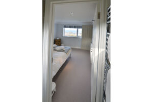 Views of double bedroom from the ensuite