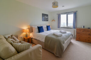 Twin or bedroom on first floor with sea views at Coronado can be made as a superking if requested