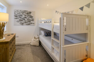 Bunk bed room on the ground floor at Morwynsow