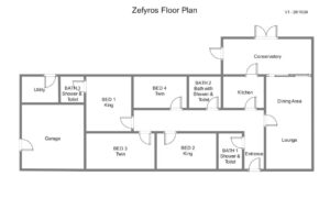 Floor plan of Zefyros