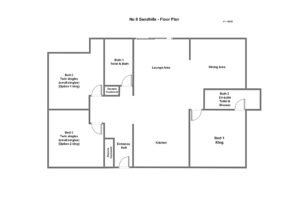 Floor plan for No 8 Sandhills
