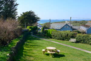Pathway and communal grassed area from No 8 Sandhills to the beach road