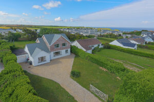 Aerial view to the front of Whitehaven