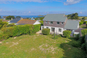 Exterior aerial view of the rear of Whitehaven