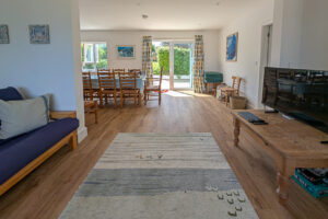 Open plan lounge and dining area at Whitehaven