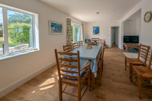 Dining area at Whitehaven with table and chairs