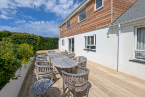 Rear decking area at Whitehaven