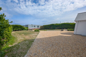Front lawn and parking area at Whitehaven