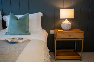 First floor ensuite bedroom 1 at Iona featuring a superking bed