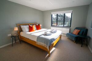 Ground floor bedroom 2 at Iona featuring a superking bed